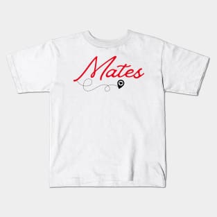 Travel lover Matching Couples Love - Mates Kids T-Shirt